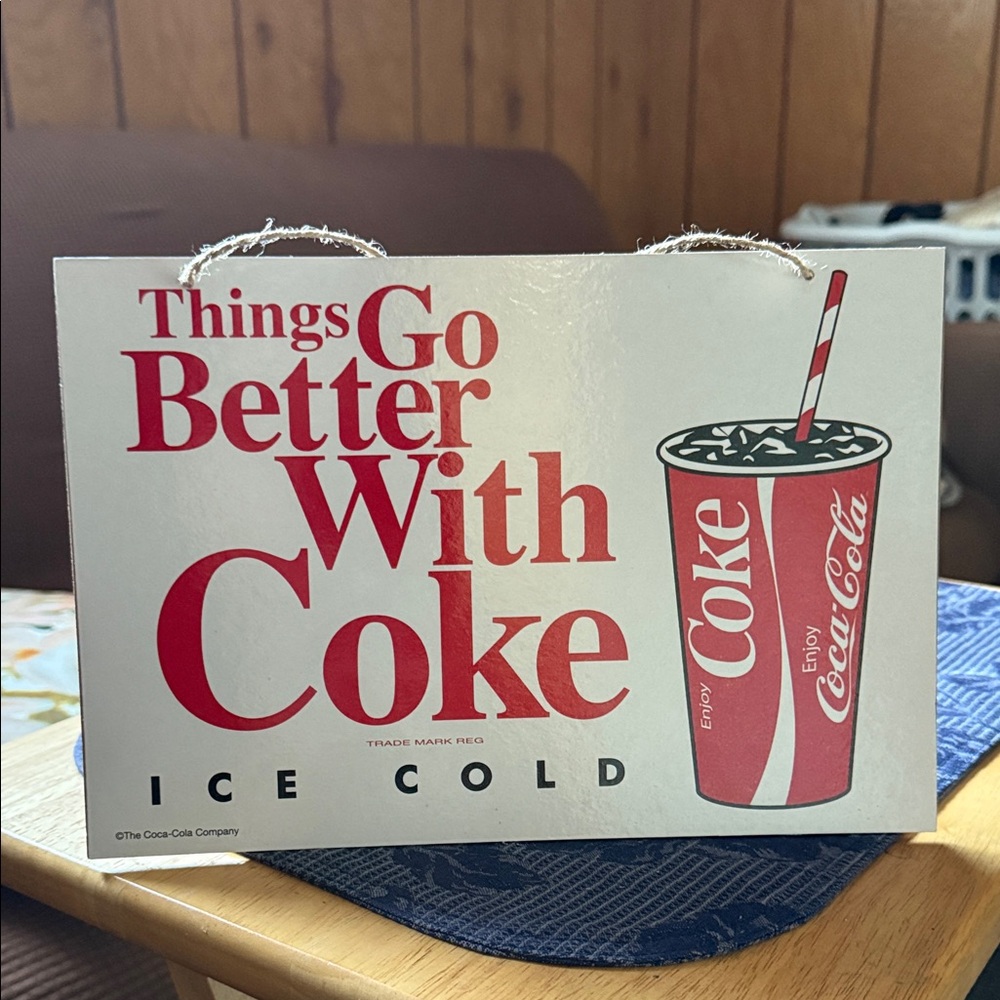 Vintage Coca-Cola Ice Cold Sign